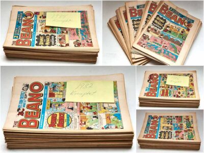 The Beano – Komplette årgange 1984-85-86-87 – Giv gerne et bud!